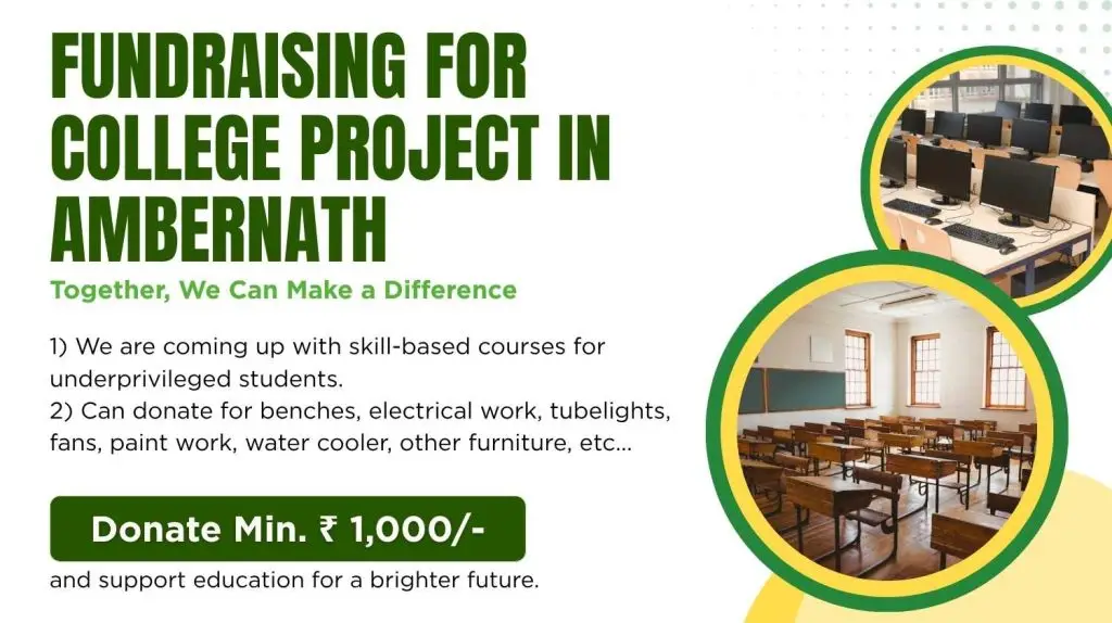 Fundraising For College Project in Ambernath